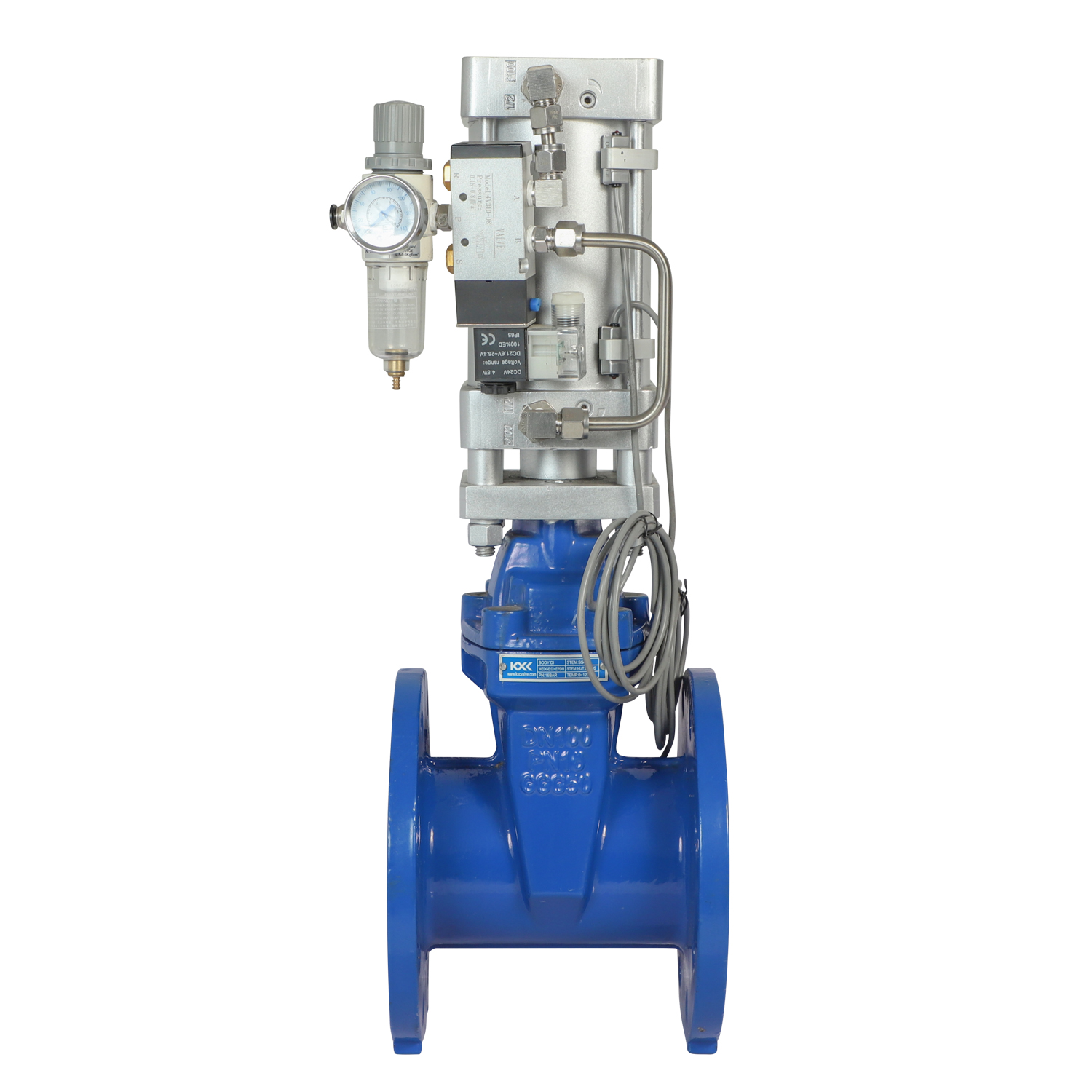 Pneumatic Actuator Resilient seat Gate Valve